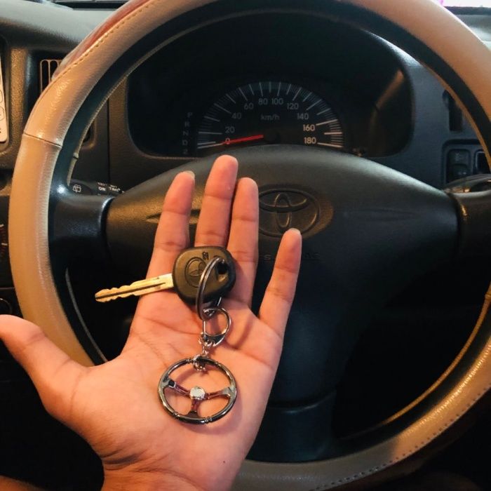 Брелок руль ключи ключей кермо баранка авто JDM диск поршень Momo