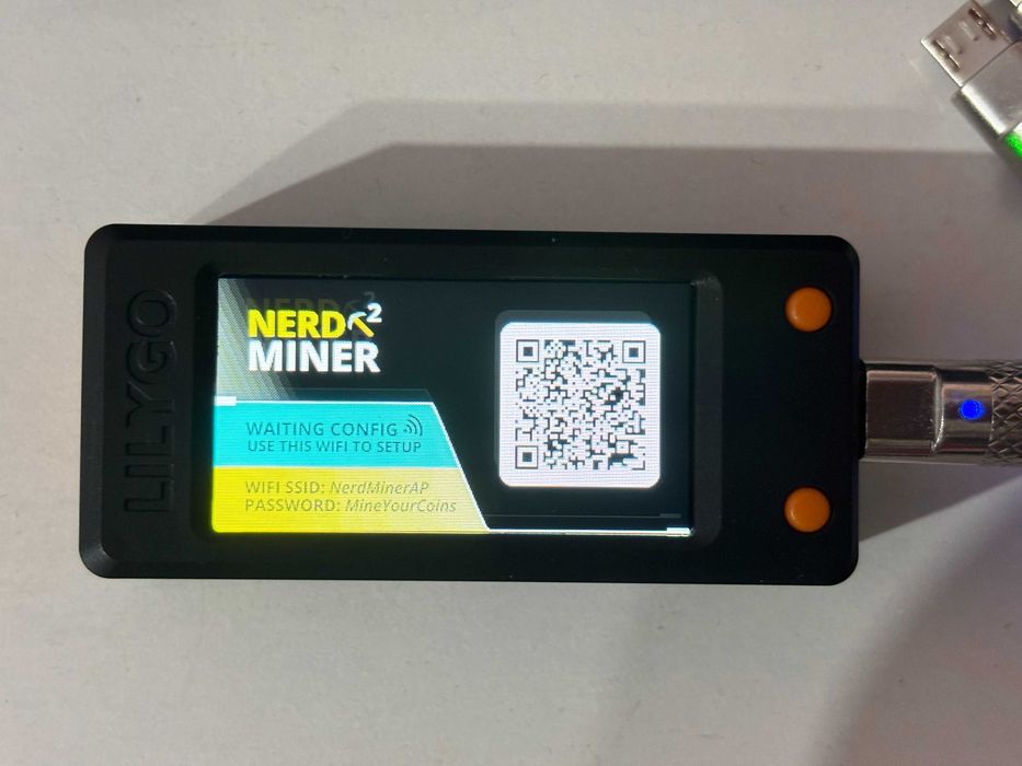 Bitcoin соло майнер NM Miner asic 986.3KH/s ефективніше NerdMiner