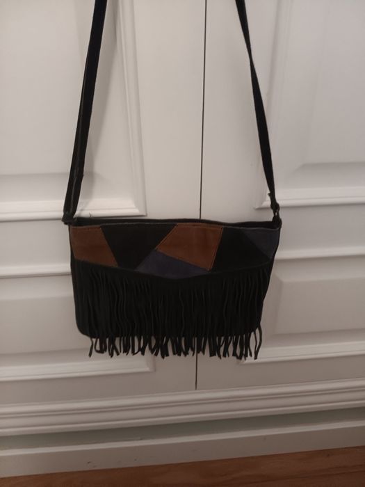 Bolsa tiracolo camurça Promod