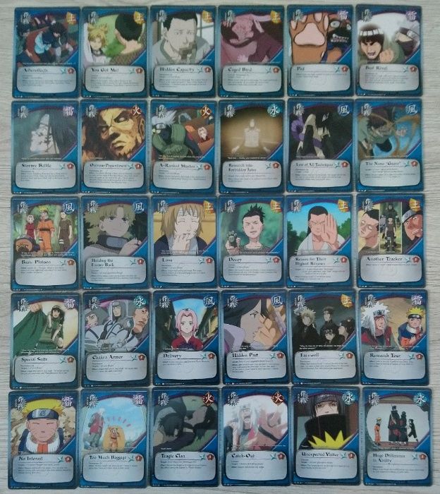 Karty do gry Naruto CCG, karty Mission