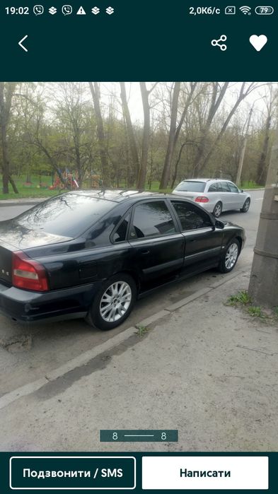 Вольво s80 газ -бензин