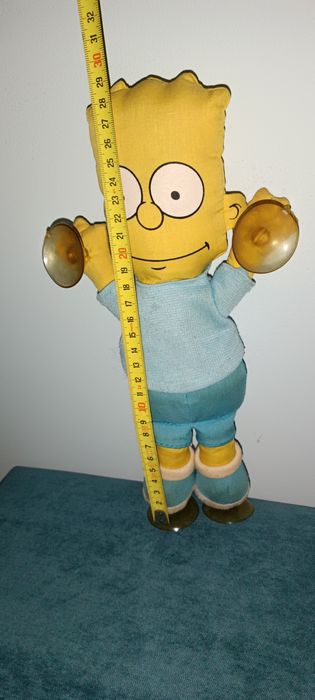 Raro boneco original The Simpsons de 1990 com 30 cm