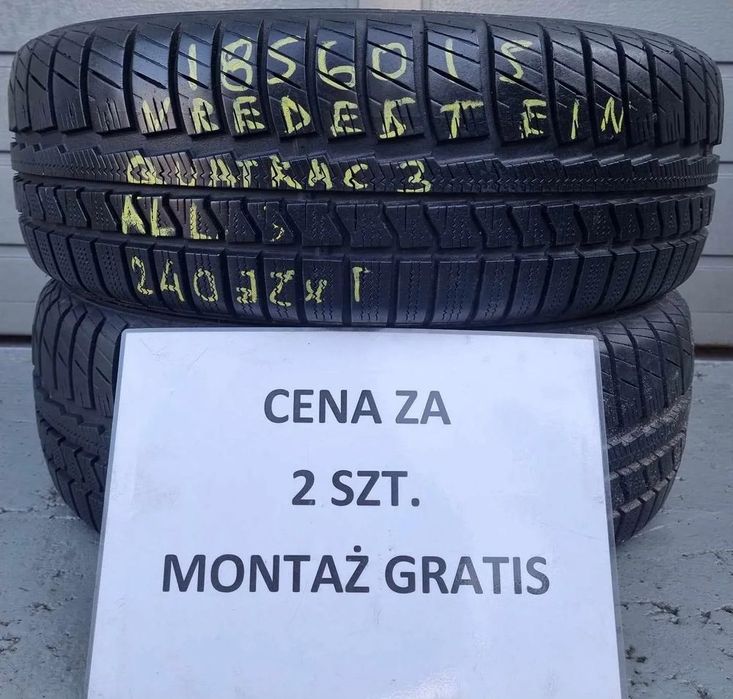 185/60/15 cena za 2 szt zimowe** vredestein wa-wa centrum