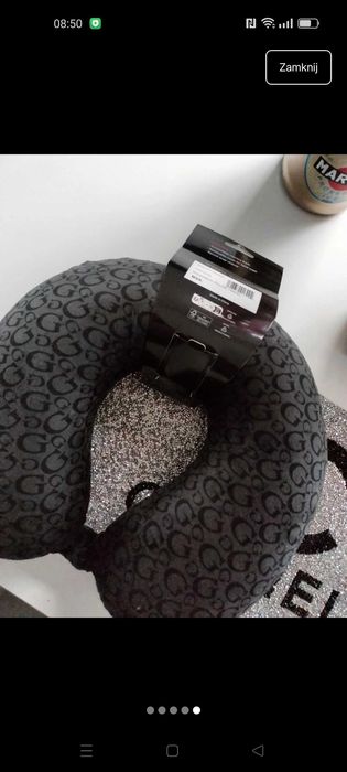 Guess zagłówek poduszka podróżna nowa