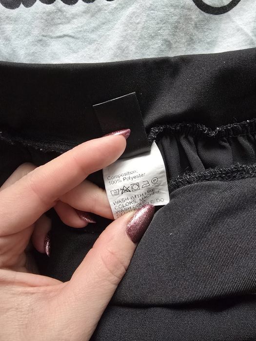 Długa spódnica z rozporem