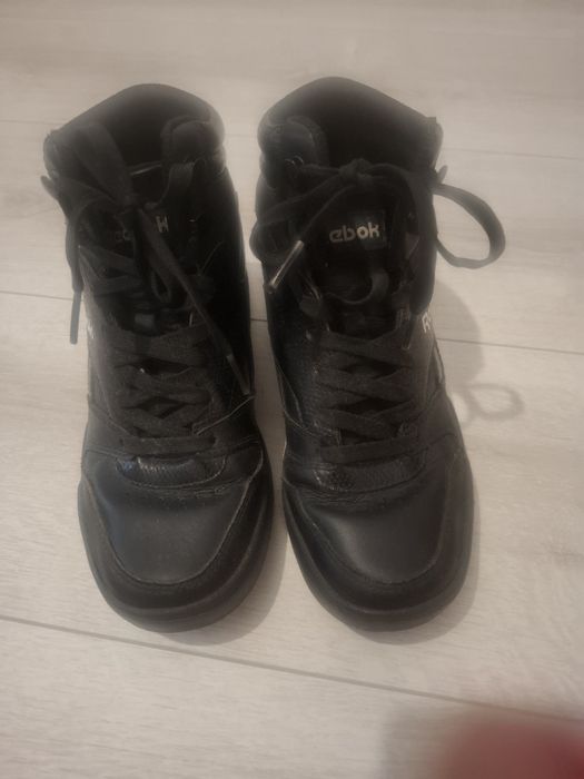 Buty damskie reebok snackersy czarne do kostki