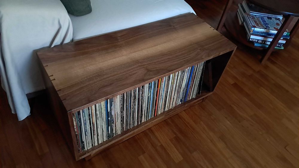 Móvel para discos de vinilo