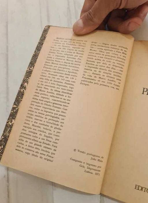 Livro Marco Aurélio Pensamentos