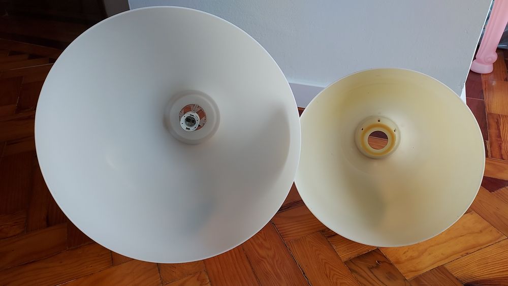 Abajour candeeiro IKEA branco fosco