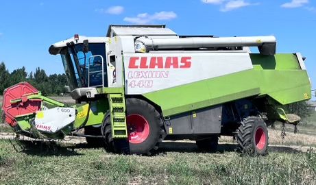 Class Lexion 440 Heder C600, Sieczkarnia Rozpylacz Plew