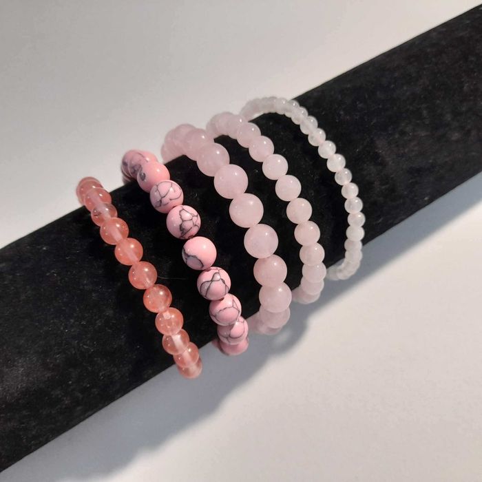 Pulseiras de pedras semipreciosas
