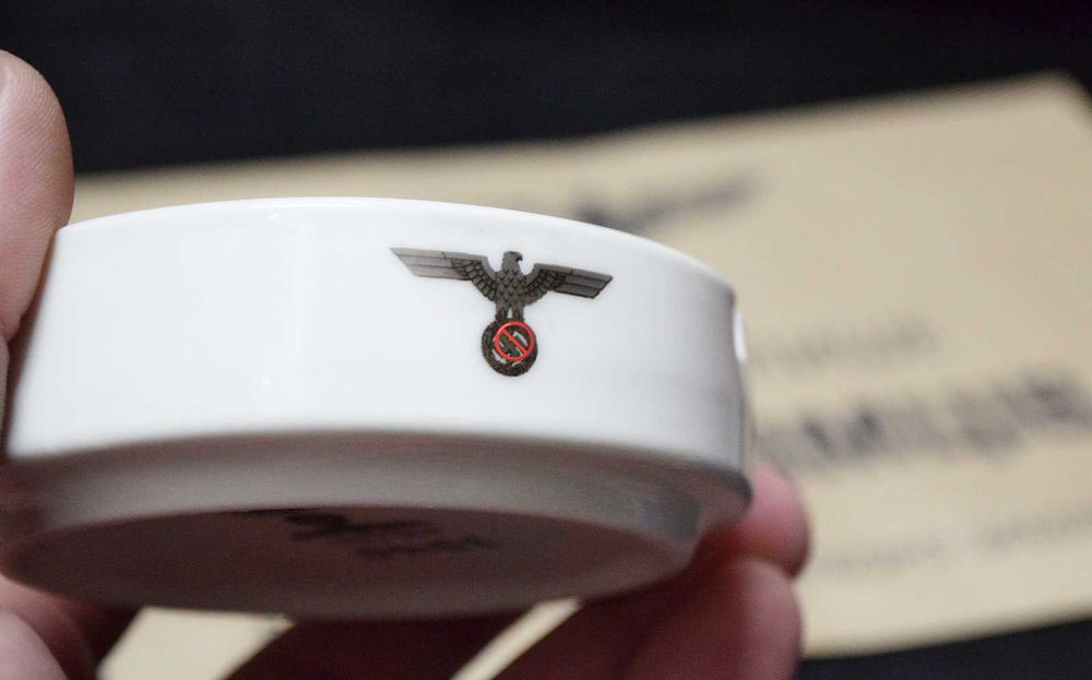 Пепельница Вермахт попільничка Рейх символ Поліція порядку Краков 1940