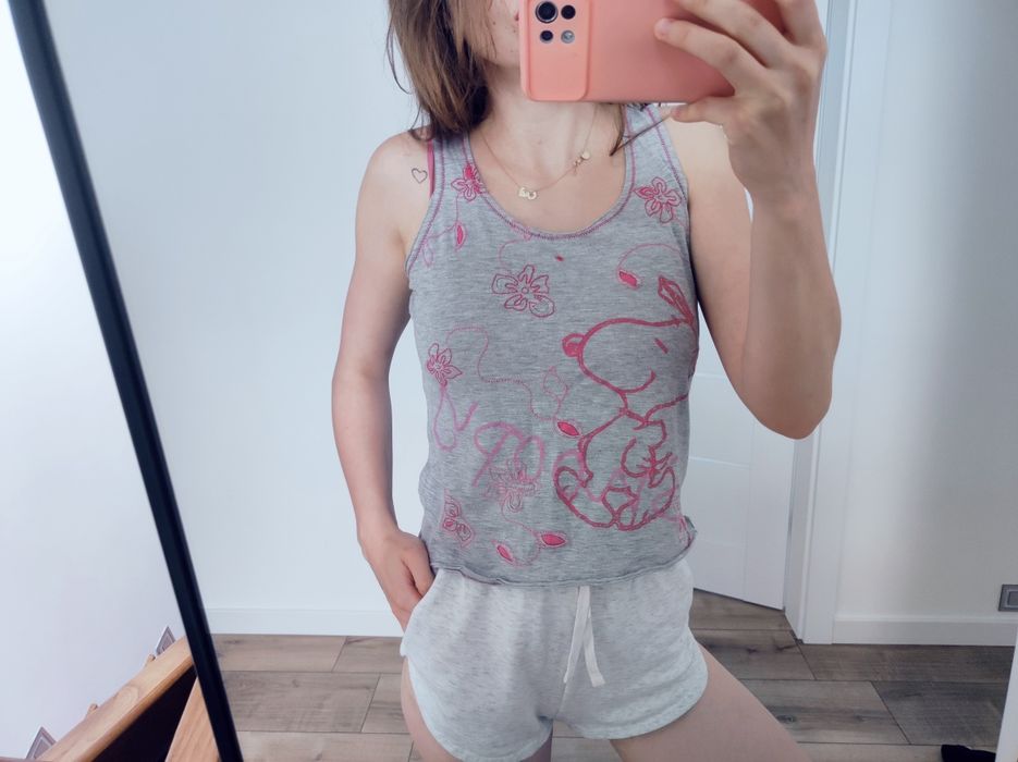 Bluzeczka top szara Disney