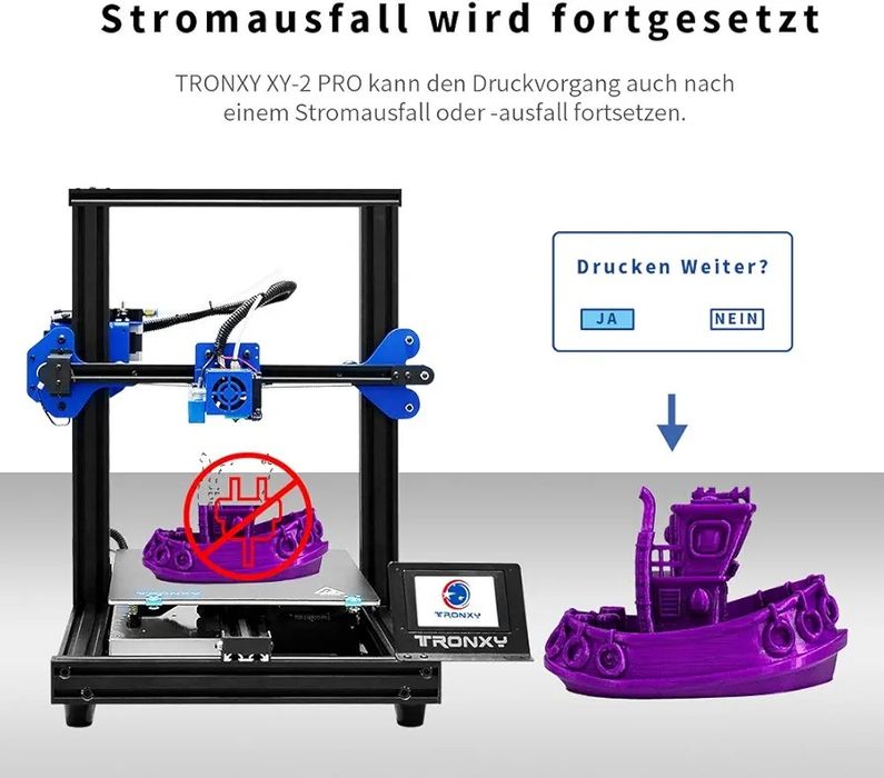 Drukarka   TRONXY XY-2 PRO Prusa I3 drukarka 3D