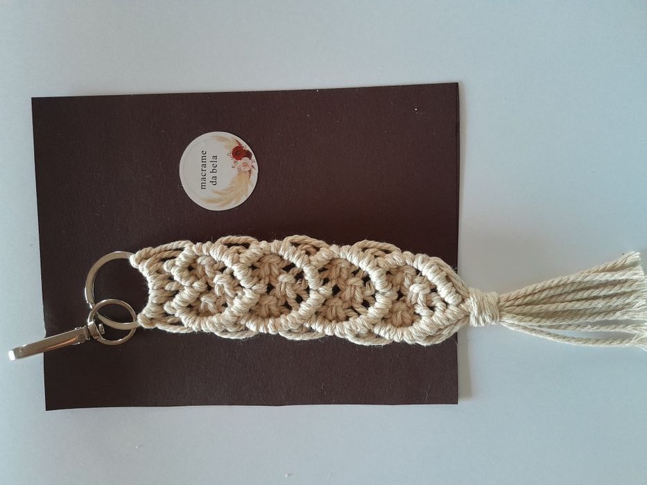 Porta chaves em macrame