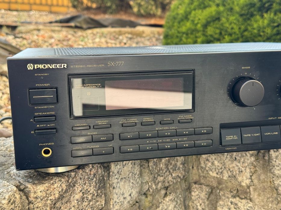 ‼️Amplituner Pioneer SX-777‼️ Prawie topowy model Pięknie brzmi, 100w na kanał. Pilot