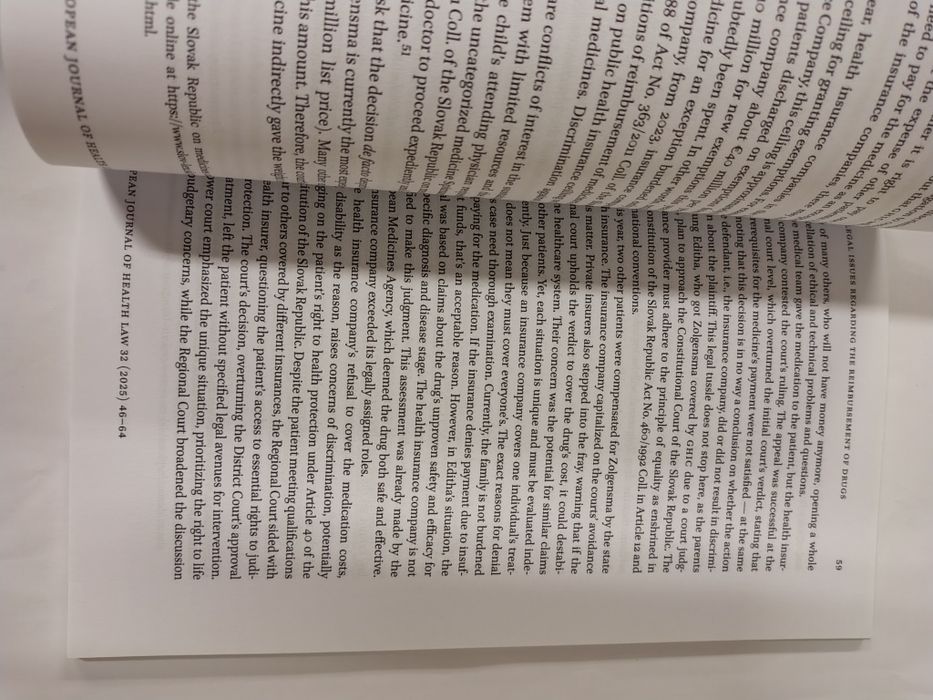 European Journal of Health Law

Volume 32, No. 1, February 2025

Brill