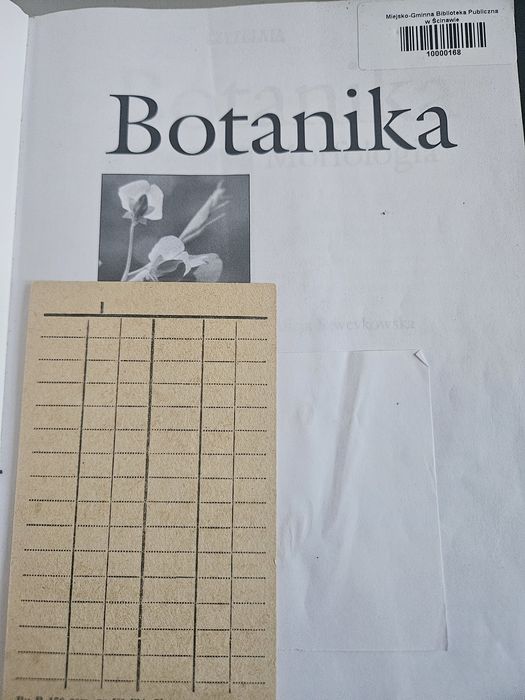 Botanika i morfologia,TOM 1-A. i J. Szweykowscy; PWN 2004