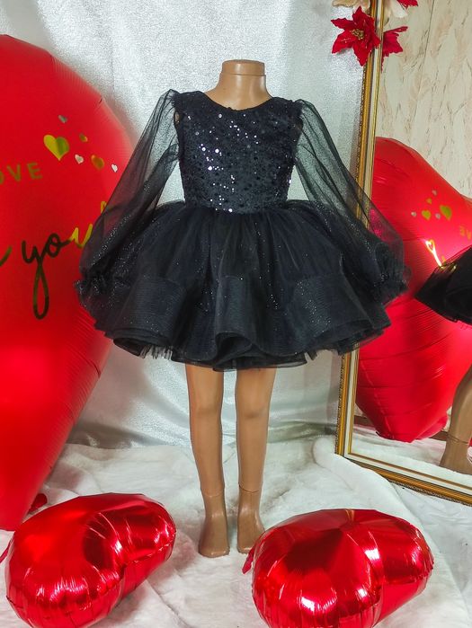 Чорна святкова сукня 116