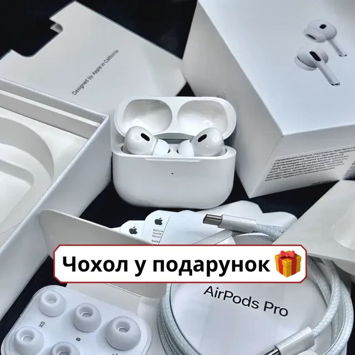 Bluetooth навушники АирПодс   Pro 2 бездротові TWS з ANC+чехол