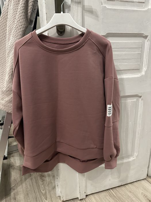 Dres komplet masełko brudny róż S-XL