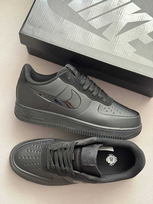 Мужские кроссовки Nike Air Force 1 FOAMPOSITE "BLACK" 40-45