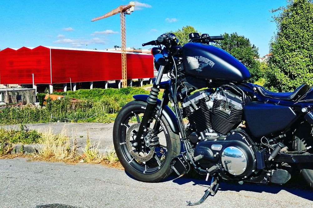 Banco Harley “seat on frame”