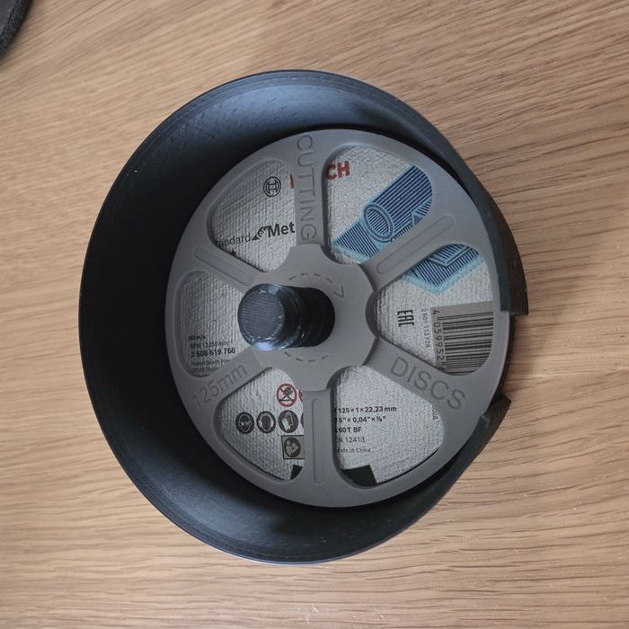 Tarczę do szlifierki 125mm organizer na tarcze łatwe przechowywanie