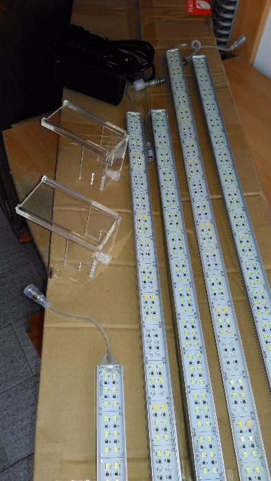 Barras led especificas para aquario 64w 8640 lumens