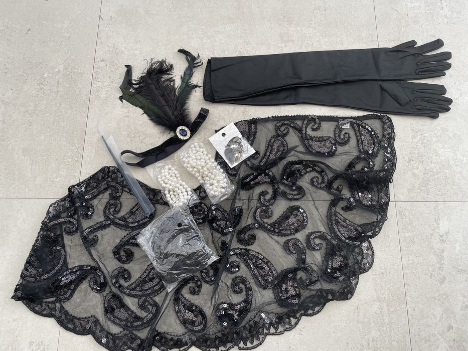 Kostium stroj przebranie roz.Uni Lata 20 Wielki Gatsby halloween