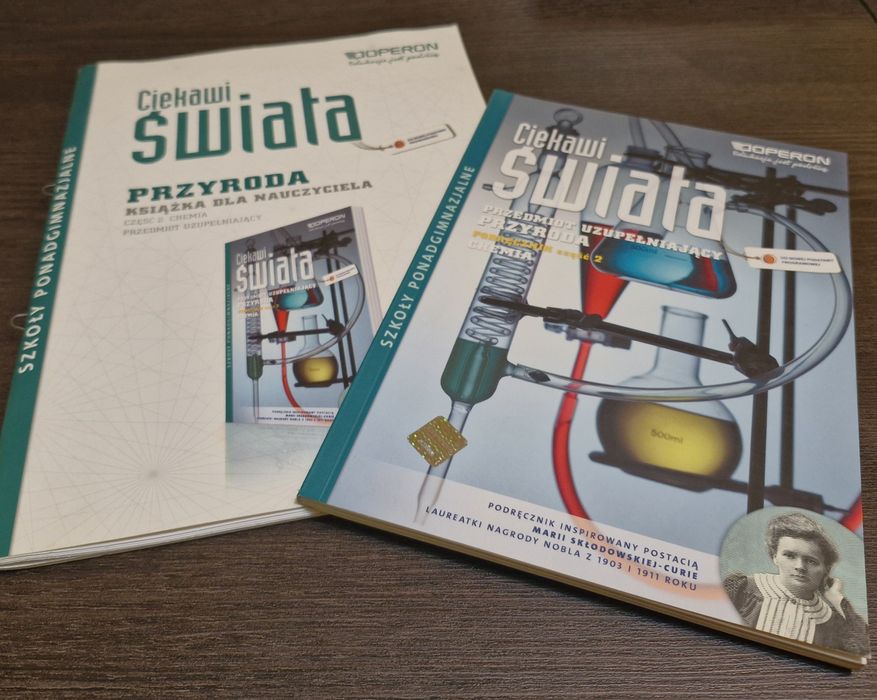 Chemia 2, Ciekawi Świata, podręcznik +książka nauczyciela, OPERON_NOWE