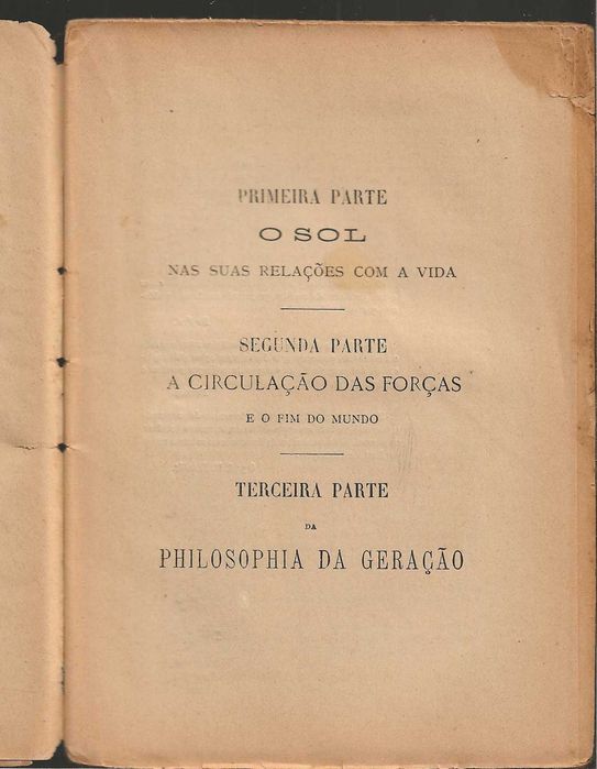 Luz e Vida – Volume I – Edição de 1907