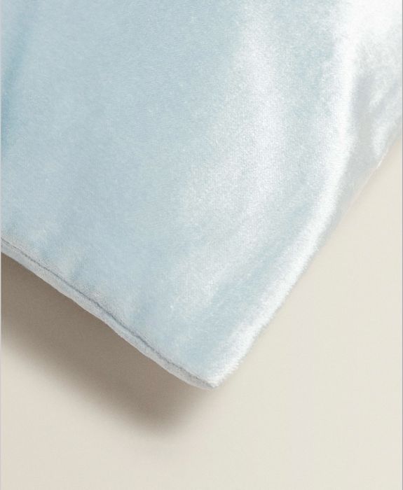 Capa De Almofada Veludo Folha Zara Home NOVO