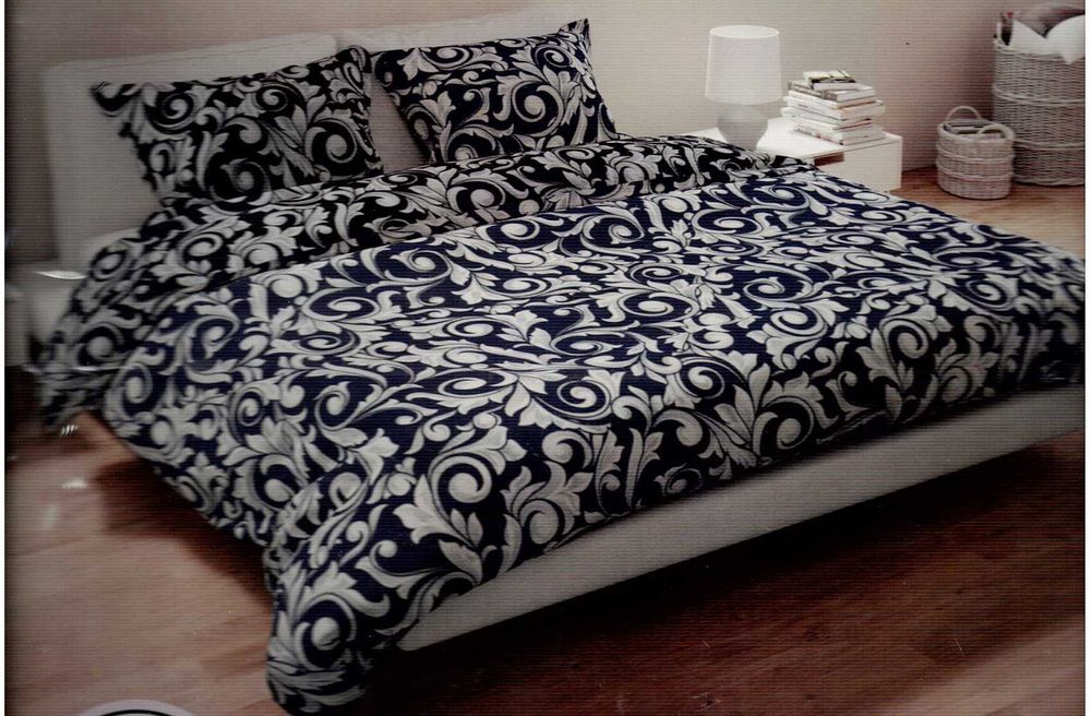 Pościel flanelowa 3 części 160x200 100% bawełna solidna premium
