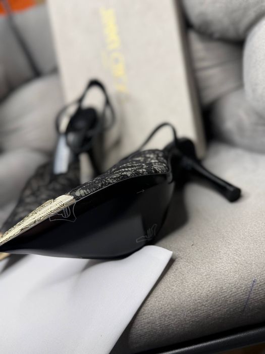 Туфлі Jimmy Choo Кружевные туфли. Босоножки Лодочки