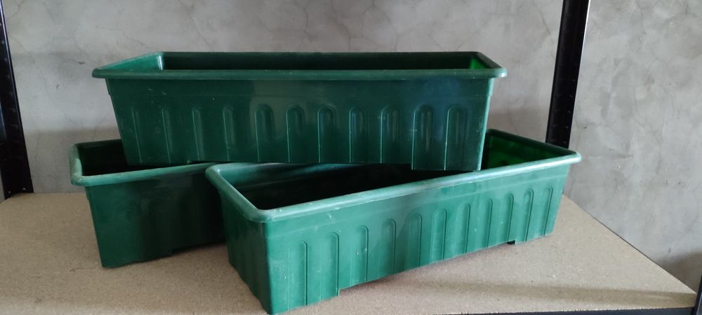 3 Vasos Grandes Verdes