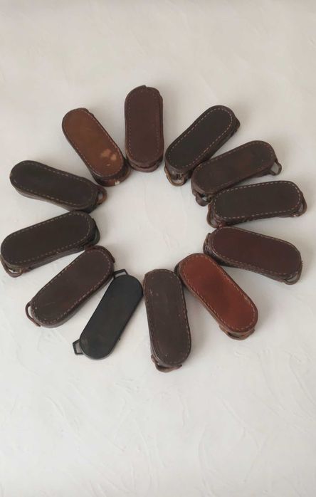 Бленда, пыльник, дождевик кожаный к биноклям. СССР.