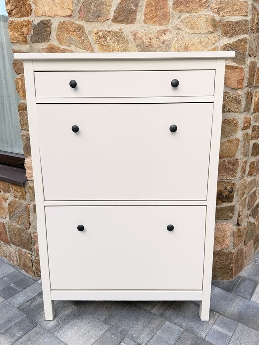 Тумба для взуття IKEA HEMNES (ХЕМНЕС), біла