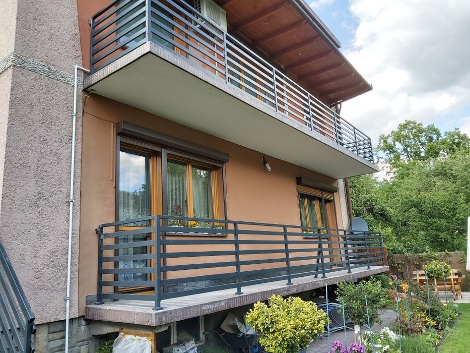 Balustrada tarasowa 60x20 ocynk malowany proszkowo