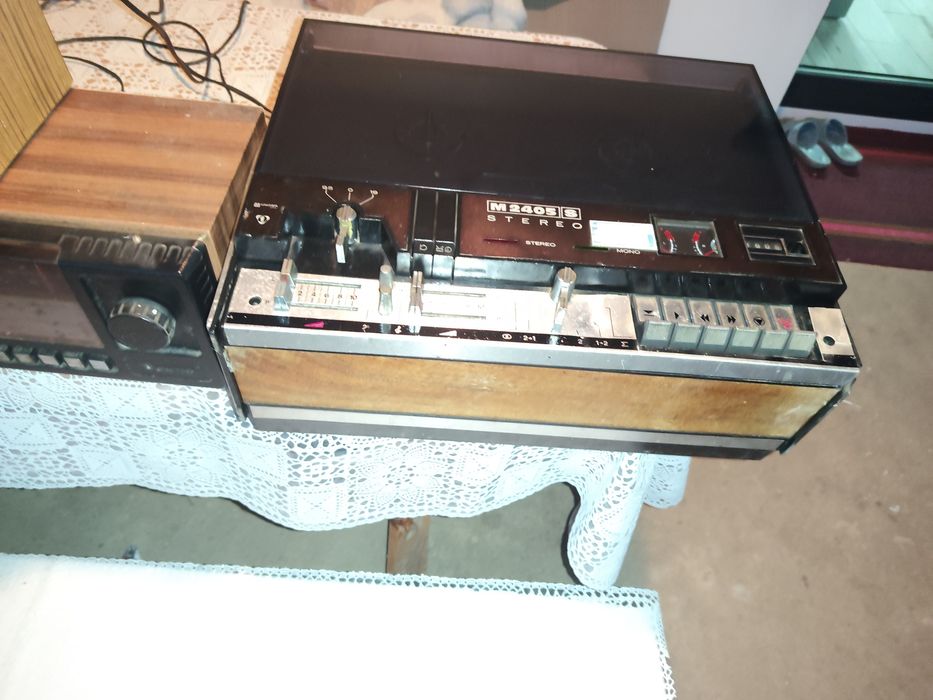 Magnetofon amplituner końcówka mocy mosfet mixer UNITRA