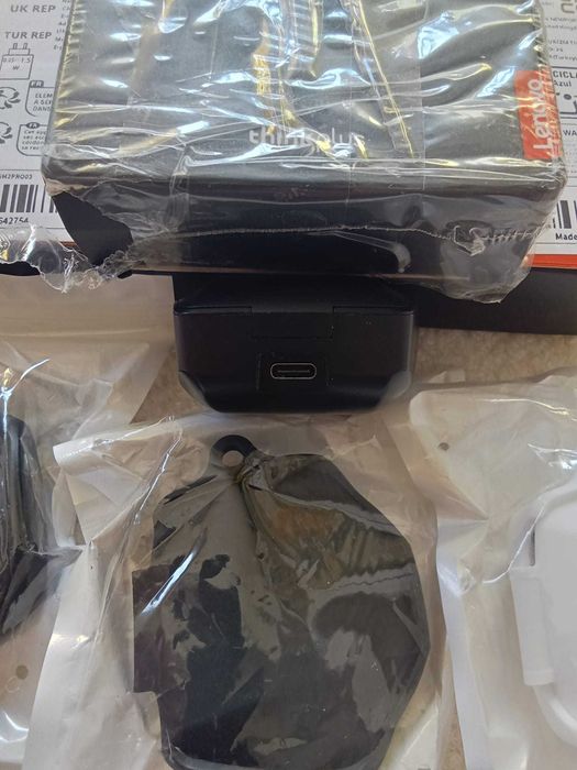 Auriculares/Fones Lenovo GM2 PRO + Capa de Proteção | Graves Fortes + Modo Gaming + Bluetooth 5.3 [Novo/Selado]