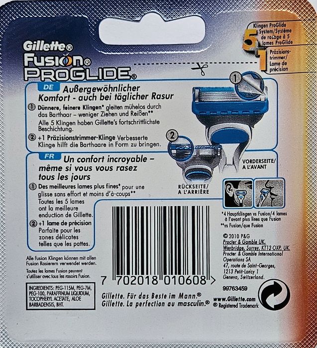 Gillette Fusion PROGLIDE POWER

NOWE - 90 zł

DE 
AuBeraewöhnlich