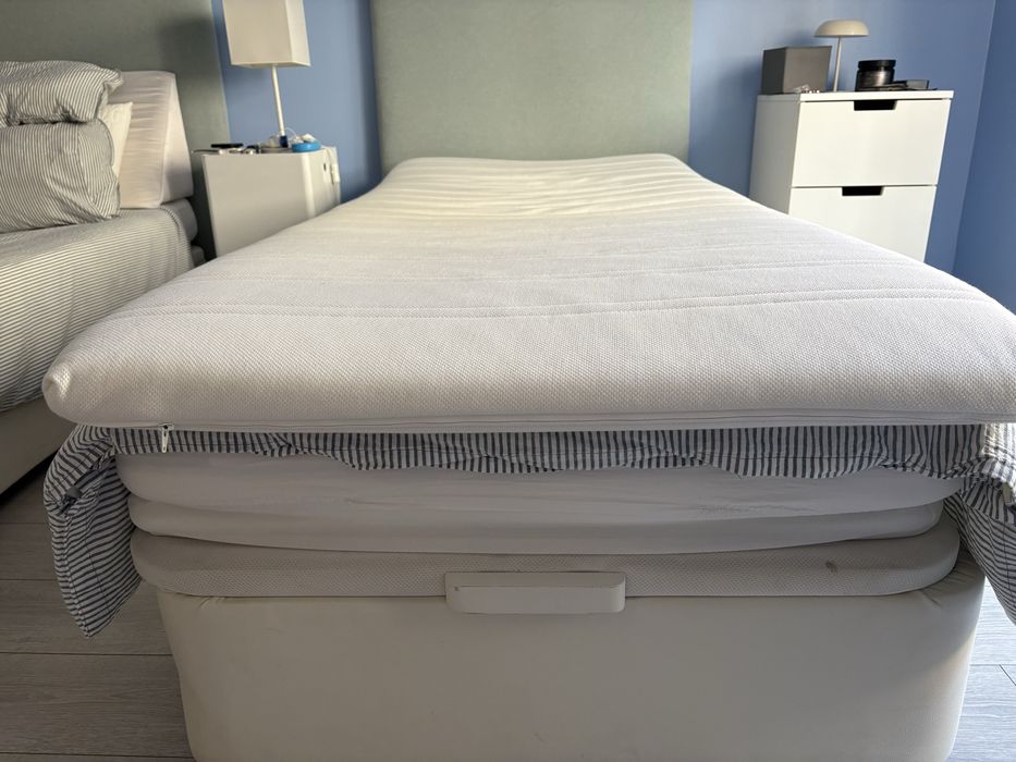 Colchao + capa com fecho ecler - Ikea 2,00 x ,90 x 5  cms altura