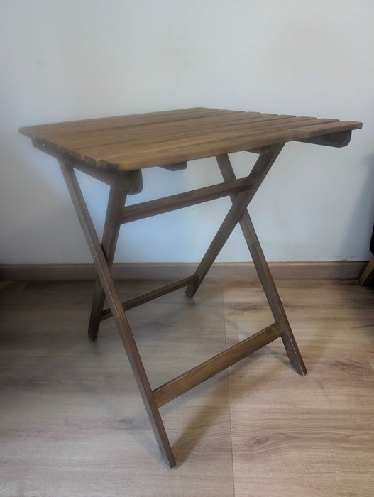 Mobiliário de Jardim, Mesa, exterior, dobrável castanho escuro