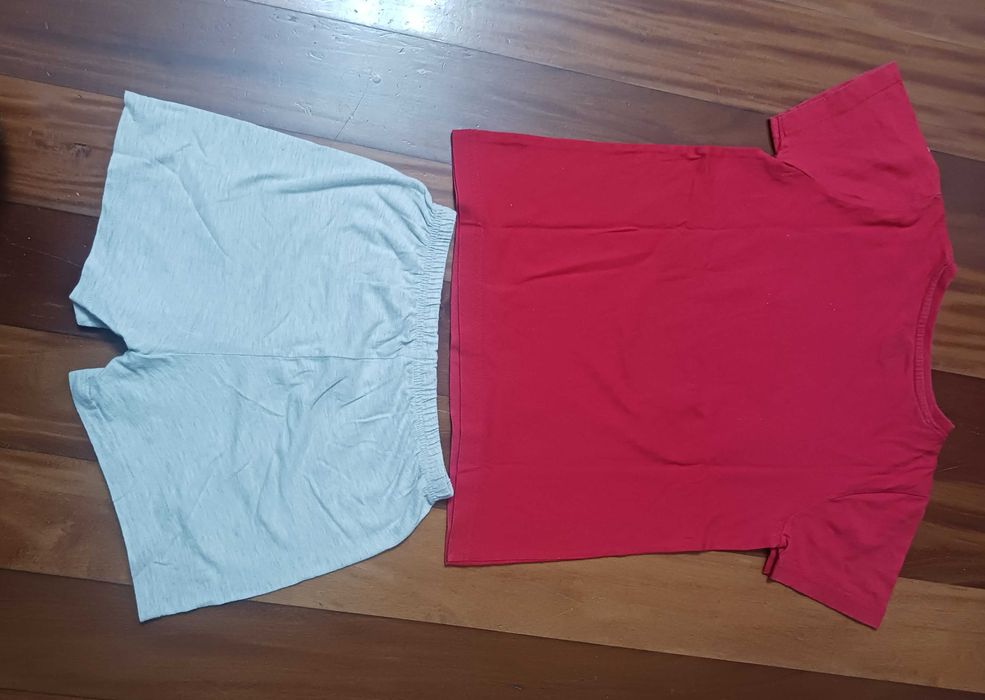 Conjunto de 2 pijamas para criança - 8/9 anos