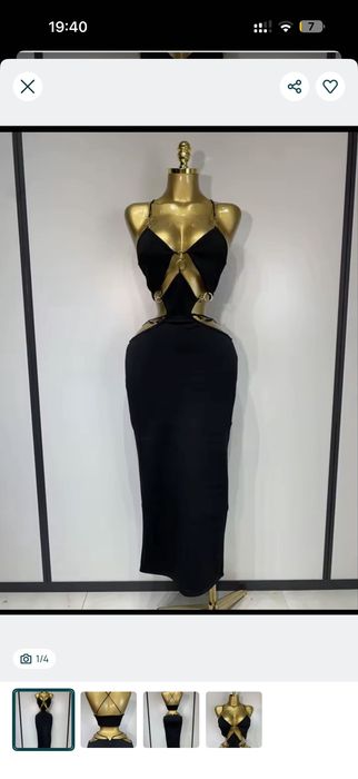 Жіноча сексуальна довга бандажна сукня без рукавів на бретелях,