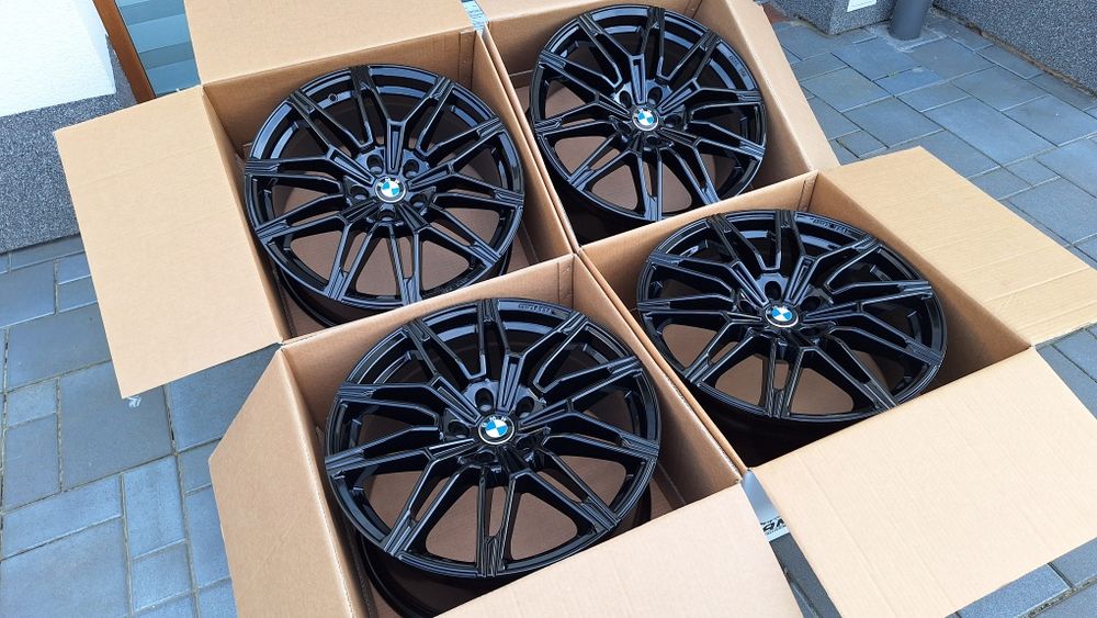 Nowe Alufelgi 5x120 r19 Bmw x3 f25 x4 x6 F10 E60 E90 F30 Czarny połysk