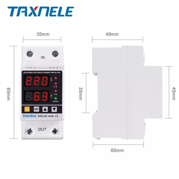 Защитное реле по напряжению и току