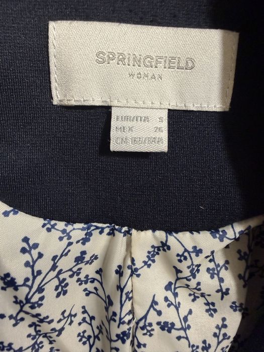 Blazer malha marinho da Springfield