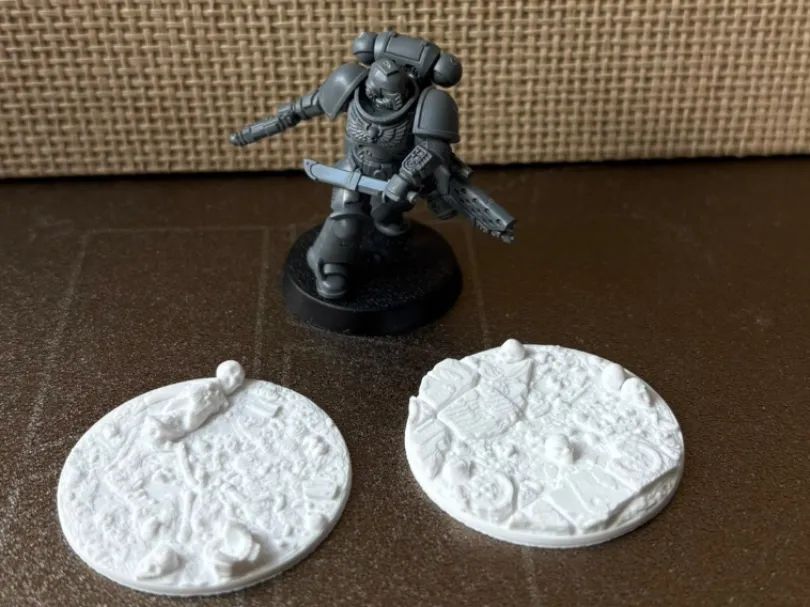 Conjunto de Bases 40mm para Wargaming (Estilo Lama)